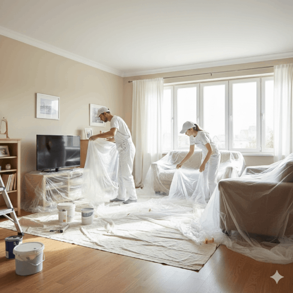 Actual Painting Work